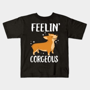 Feelin' Corgeous Kids T-Shirt